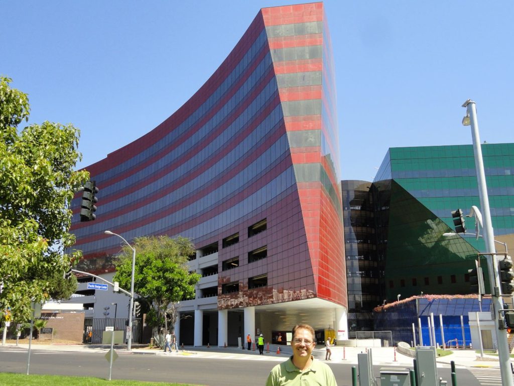 The Red Building at the Pacific Design Center in West Hollywood, Californa